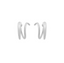 MIAB Earrings - Twister silver