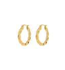 Anna + Nina Twisted Hoop Oorbellen