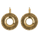 EARRINGS CAMPS CAMPS ROUND GOLD