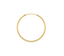 SINGLE EARRING ANNA + NINA SINGLE PLAIN RING EARRING XXL