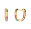 Earrings Desire Square Multicolor