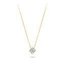 Blush necklace 14k gold 3057YZI