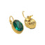 OORBELLEN CAMPS & CAMPS OVAAL EMERALD (smaragd)
