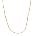 PScallme Necklace Mixed 2mm/4mm Silver