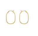 EARRINGS ANNA + NINA LINK HOOP EARRINGS