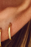 SINGLE EARRING ANNA + NINA SINGLE PLAIN RING EARRING SMALL