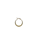 Stainless Steel Earrings Bold Hoops Gold 3 cm