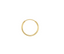 ENKELE OORBEL ANNA + NINA SINGLE PLAIN RING EARRING MEDIUM