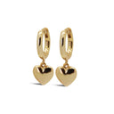 Karma Earrings Hinged Hoops Lovely