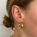 Stainless Steel Gouden Chunky Hoops 2.5cm