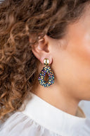 Lott Earrings Drop S Marquis - Disco Purple