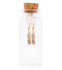 MIAB Earrings - Rounds Earth Tube silver