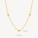 Blush ketting 14k goud 3145YGO
