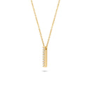 Blush necklace 14k gold 3133YZI