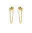 EARRINGS KARMA CHAIN ​​2 BALL