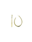 Lott Oorbellen Oval Teardrop Creole M