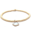 PScallme Armband Clover Hang Pearl
