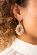 Lott Earrings Drop S Raw - Champagne