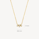 Blush ketting 14k goud 3136YZI