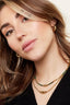 EARRINGS STRIPED HOOPS