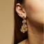 Gas Bijoux Oorbellen Sequin Triple Rows