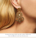 Gas Bijoux Earrings Lucky Sequin Cabochons
