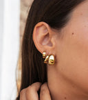 MIAB Oorbellen - Oblique Click Goud