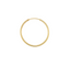 ENKELE OORBEL ANNA + NINA SINGLE PLAIN RING EARRING XL