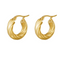 EARRINGS CURLY HOOPS