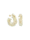 Lott Earrings Sequin Creole L - Nude Mix