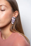 Lott Oorbellen Sequin Waterfall M - Lila Mix