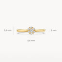 Blush ring 14k gold 1248YZI