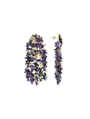 Lott Earrings Sequin Flower Rain - Elemental Blue/Purple