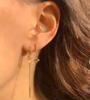 MIAB Oorbellen - Star Bar Zilver