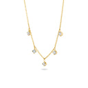 Blush necklace 14k gold 3157YZI