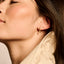 Blush earrings 14k gold 7120YGO
