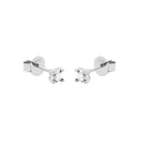 Karma Earrings Zirconia Earstuds 2mm
