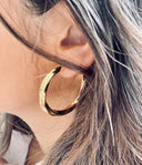 ZAG Bijoux Stainless Steel Gouden Oorbellen Totie