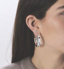 Anna + Nina Single Goblet Stud Oorbel