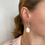 Lott Earrings Creole XS Lilac Pearl