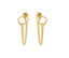 EARRINGS KARMA CHAIN ​​ROUND