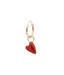 Anna + Nina Single Heart Beat Ring Earring
