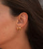 MIAB Earrings - Rough Click silver