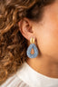 Lott Oorbellen Drop S - Frosty Blue