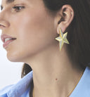 Anna + Nina Single Interstellar Stud Oorbel