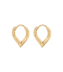 MIAB Oorbellen - Pointy Click Goud