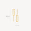 Blush earring 14k gold 9064YGO