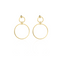 Lott Classic Earrings Eslie Round Satin