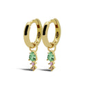 Karma Earrings Hinged Hoops DUO Spring Colours