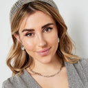 Stainless Steel Gouden Oorbellen Hartje